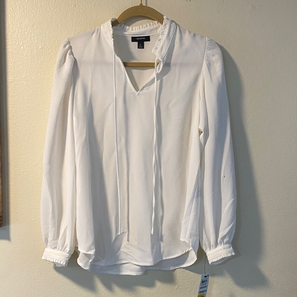 A New Day Classic White Blouse
